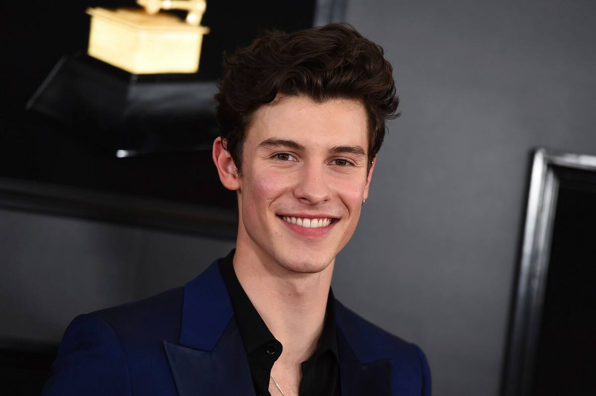 Mandatory Credit: Photo by Jordan Strauss/Invision/AP/REX/Shutterstock (10101008ss)
Shawn Mendes arrives at the 61st annual Grammy Awards at the Staples Center, in Los Angeles
61st Annual Grammy Awards - Arrivals, Los Angeles, USA - 10 Feb 2019