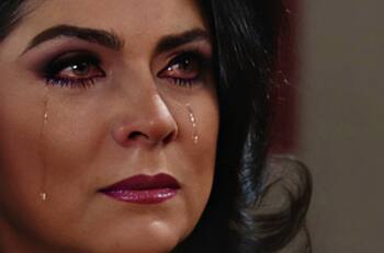 Victoria Ruffo llora con su personaje en "Corona de Lágrimas 2" para desahogarse