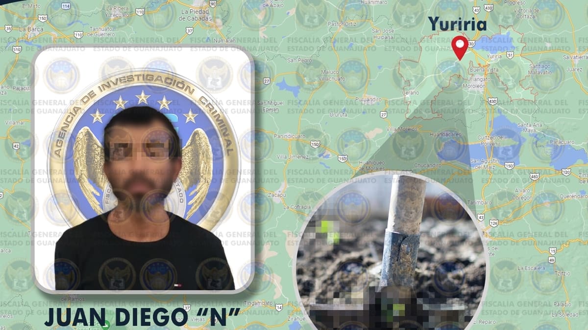 Hombre deja morir a su hijo de 2 años y lo sepulta en una maleta en el patio de su casa en Guanajuato