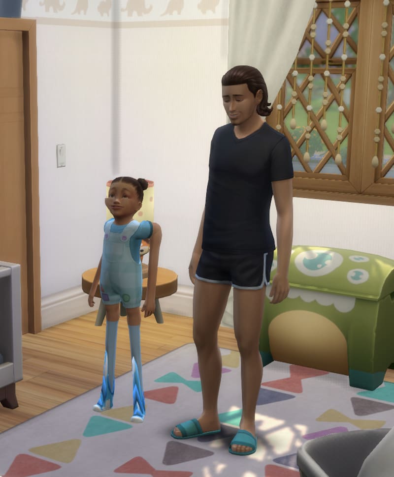 Los Sims y los bugs siempre han ido de la mano. Créditos: u/LlofruddKaitlyn (Reddit)