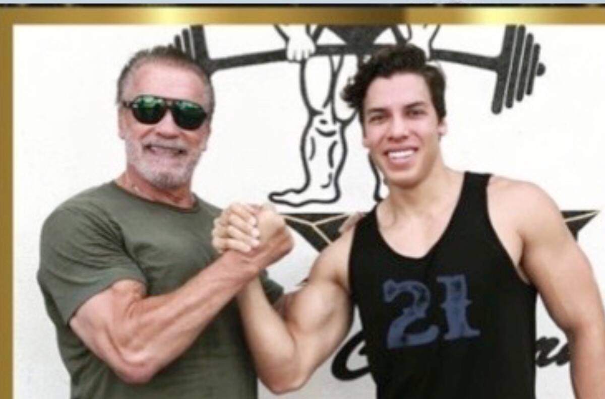Así festejó Arnold Schwarzenegger a su hijo ilegítimo, Joseph Baena