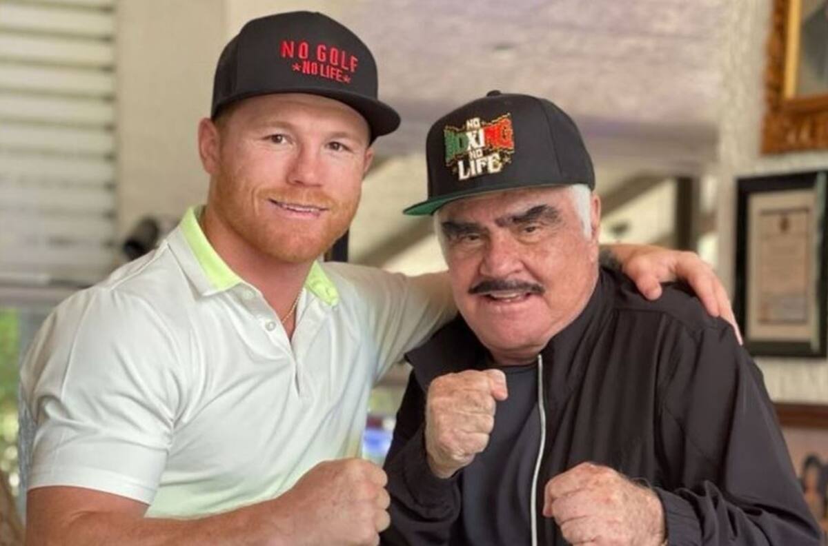 Saúl "Canelo" Álvarez envía sentido mensaje a Vicente Fernández y le desea su recuperación