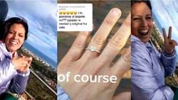 VIDEO | Hombre le pide matrimonio a su novia en lo más alto de la montaña rusa y se hace viral