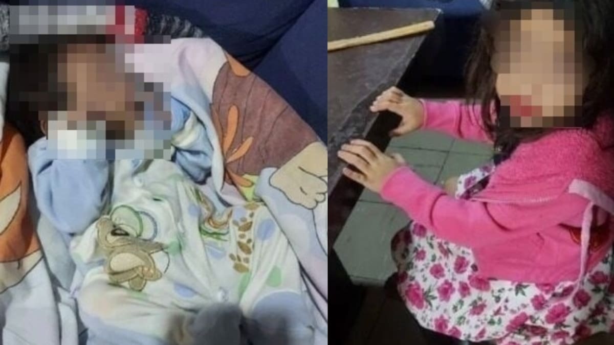 Niña de 3 años deambula sola con un bebé en brazos por calles de Aguascalientes