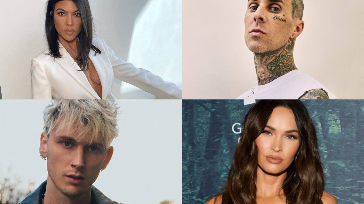 Kourtney Kardashian y Travis Barker disfrutaron de una cita doble con Megan Fox y Machine Gun Kelly