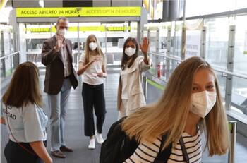 (FOTOS) La familia real se despidió emotivamente de la princesa Leonor