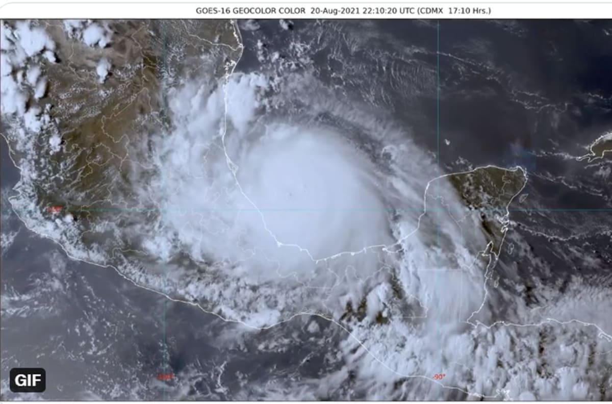 “Grace” se intensifica a categoría 3; emiten declaratoria de emergencia en Veracruz