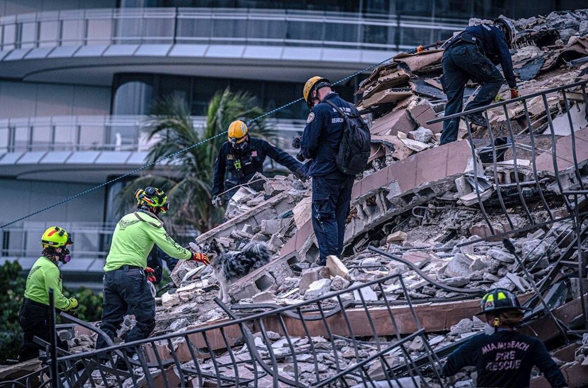 Sube a nueve la cifra de muertos por el derrumbe del edificio en Miami