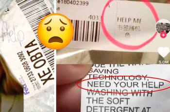 FOTOS | Empleados de SHEIN mandan aterradores mensajes de auxilio en etiquetas de la ropa