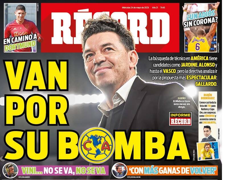 Marcelo Gallardo es portada de la prensa mexicana por el interés de América en sus servicios