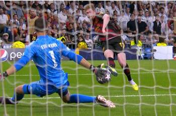 VIDEO | El golazo de Kevin de Bruyne para la paridad del Manchester City ante el Real Madrid