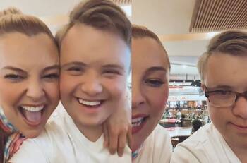 Luciano, el hijo de Lety Calderón ya conoció a Marjorie de Sousa y le llevó un anillo