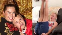 Leticia Calderón muestra cómo su hijo Luciano hace abdominales y lanza reto en redes sociales