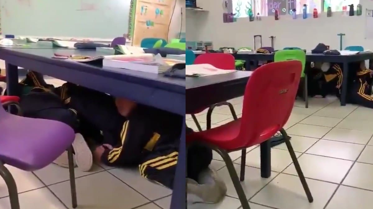 VIDEO | Maestra calma a sus alumnos durante una balacera en Sonora con canción de Taylor Swift