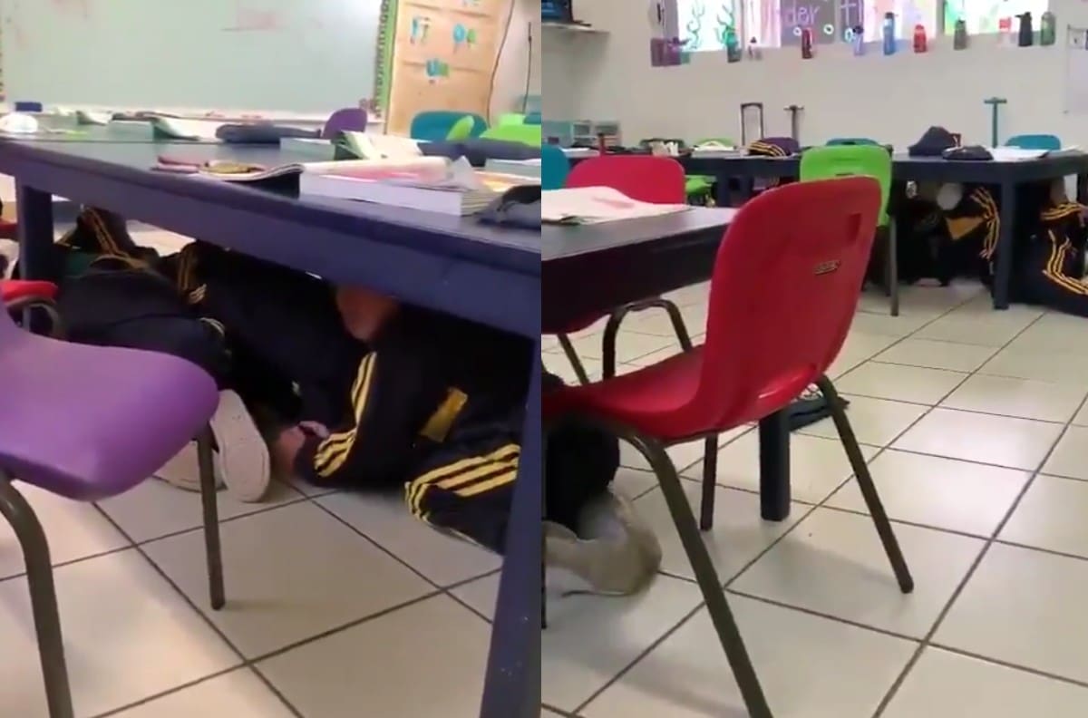 VIDEO | Maestra calma a sus alumnos durante una balacera en Sonora con canción de Taylor Swift