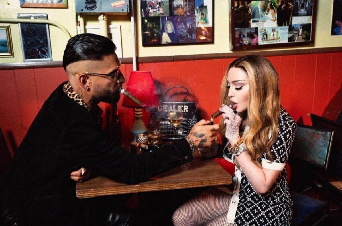 Maluma y Madonna protagonizan sensual portada en revista "Rolling Stone"