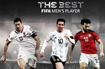 Premios The Best: Lewandowski, Messi y Salah son los finalistas