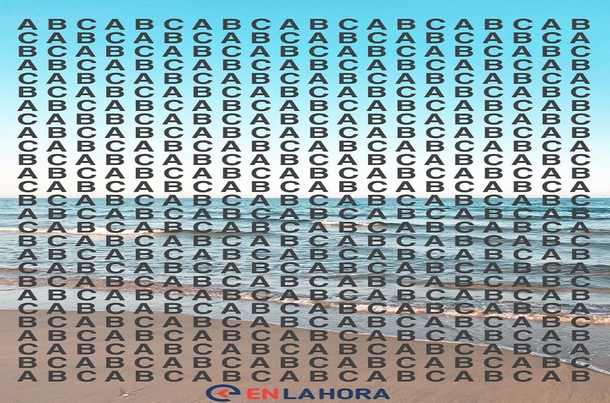 Acertijo visual: Encuentra el error "ABC" tienes 10 segundos