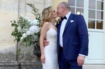 Altair Jarabo celebró su boda religiosa en un lujoso castillo francés