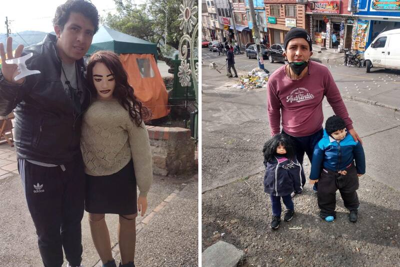 Hombre se casa con muñeca de trapo y tienen 3 hijos.