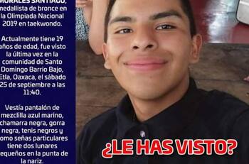 Víctor Morales, medallista nacional fue reportado desaparecido