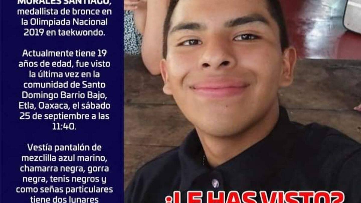 Víctor Morales, medallista nacional fue reportado desaparecido