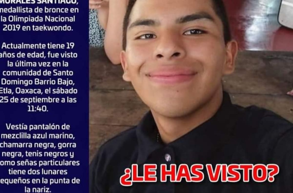 Víctor Morales, medallista nacional fue reportado desaparecido