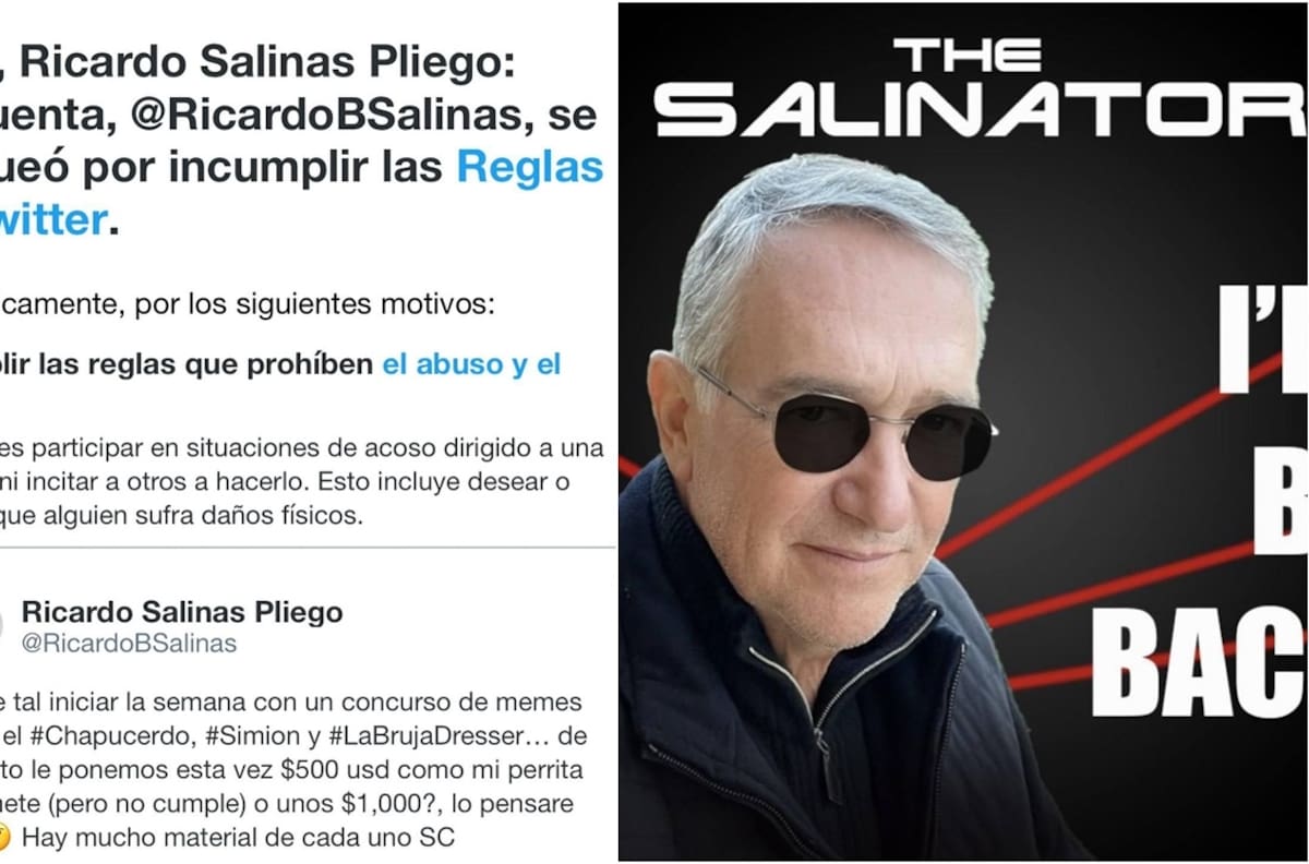 Twitter bloquea la cuenta del empresario Salinas Pliego por acoso