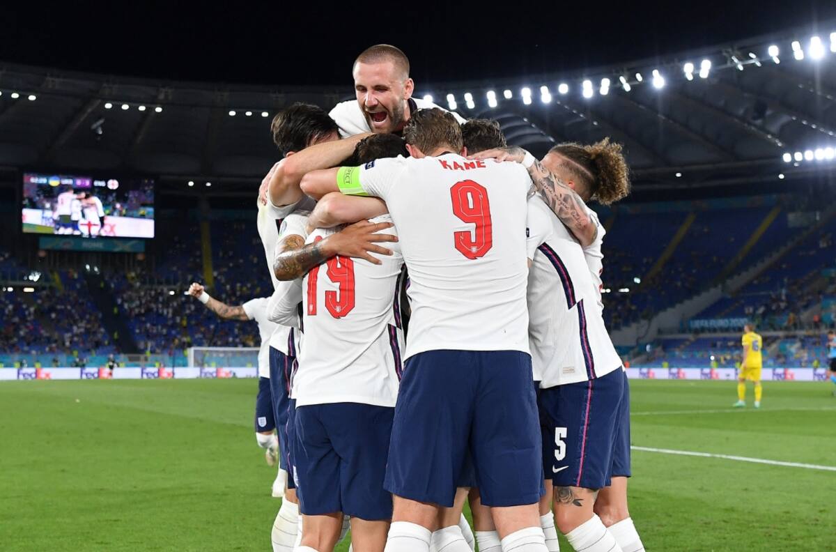 Inglaterra goleó a Ucrania y está en semifinales de Eurocopa