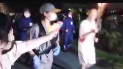 Video: Mujer intentó apagar antorcha olímpica con pistola de agua