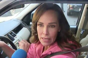 Sharis Cid explotó contra la prensa después de recordarle el fallecimiento de su esposo