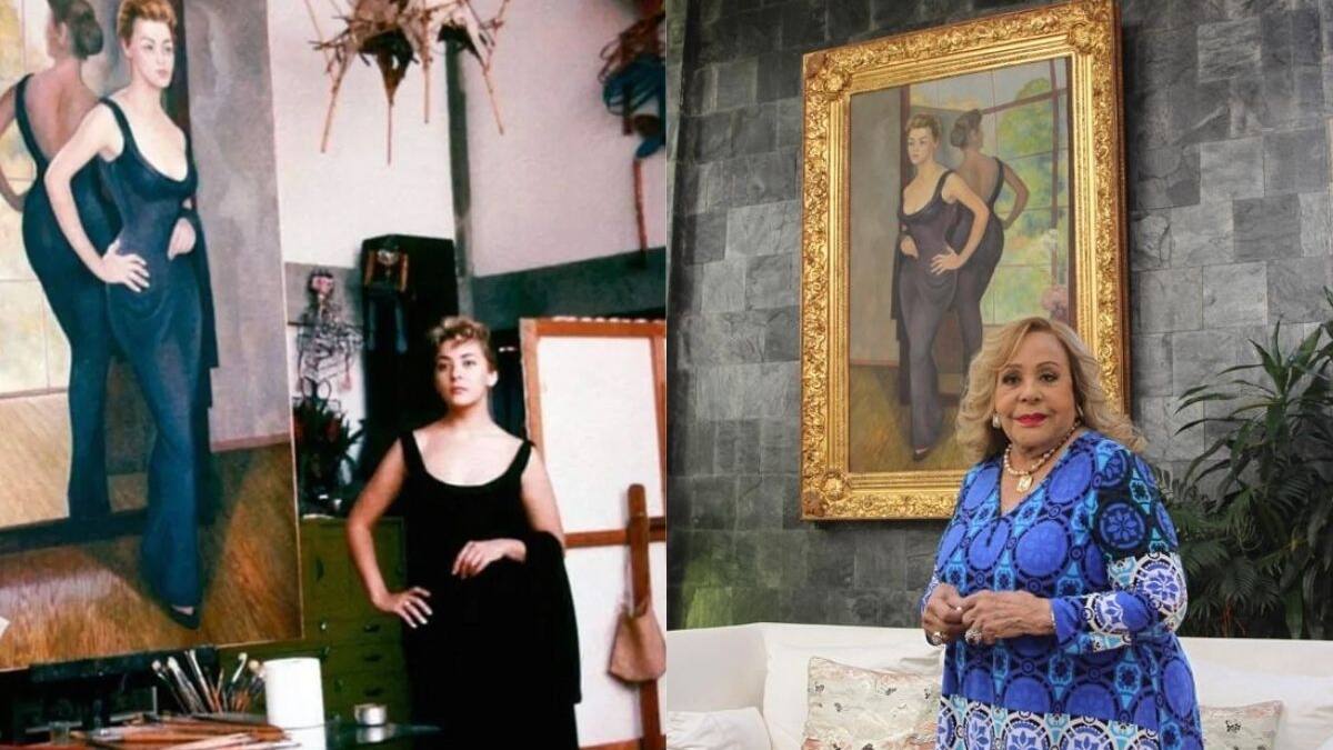 Silvia Pinal: Así fue el vestido con el que Diego Rivera la pintó