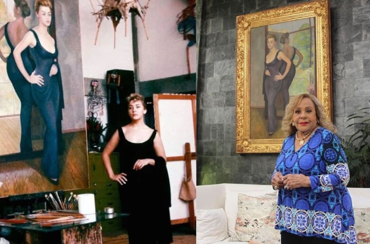 Silvia Pinal: Así fue el vestido con el que Diego Rivera la pintó