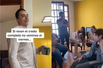 VIDEO: Jefe pide a sus empleados rezar el 'Credo' para poder descansar en semana santa