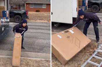 Empleada de FedEx lanza insultos racistas a mujer latina y se hace viral |VIDEO