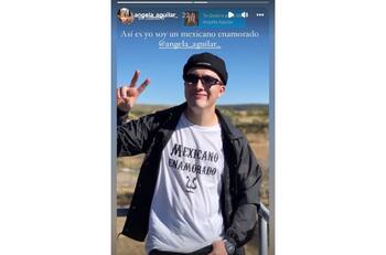 Ángela Aguilar se enamoró de un fan y así le contestó en Instagram