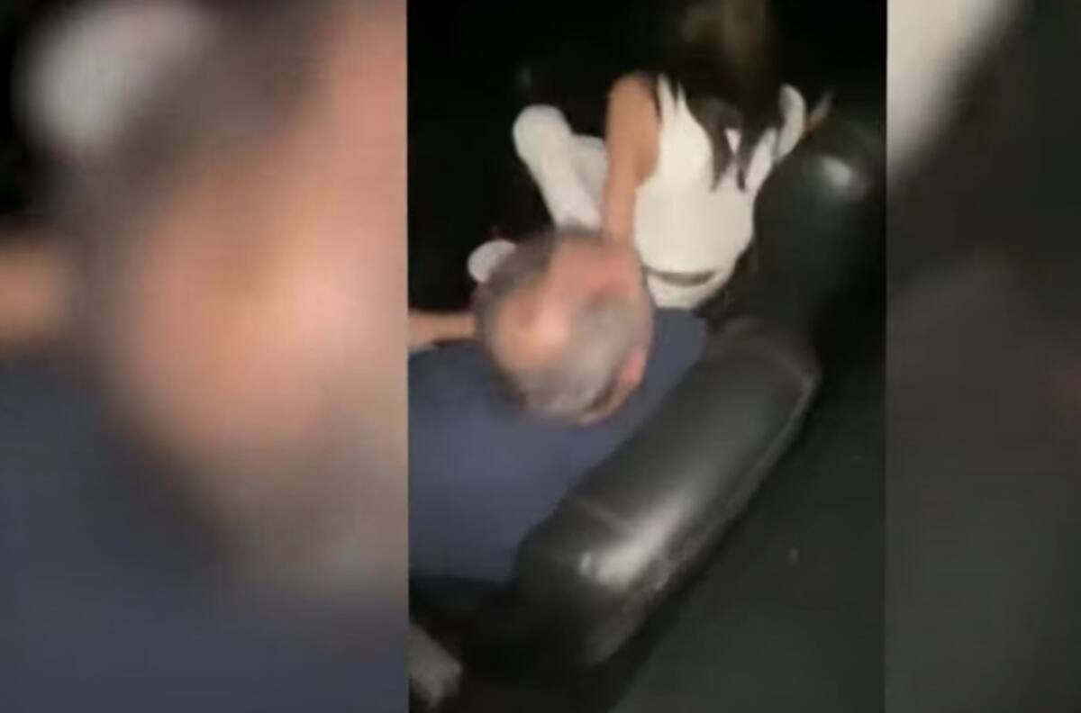 Video: Cacha a su esposo con su amante en el cine y se hace viral