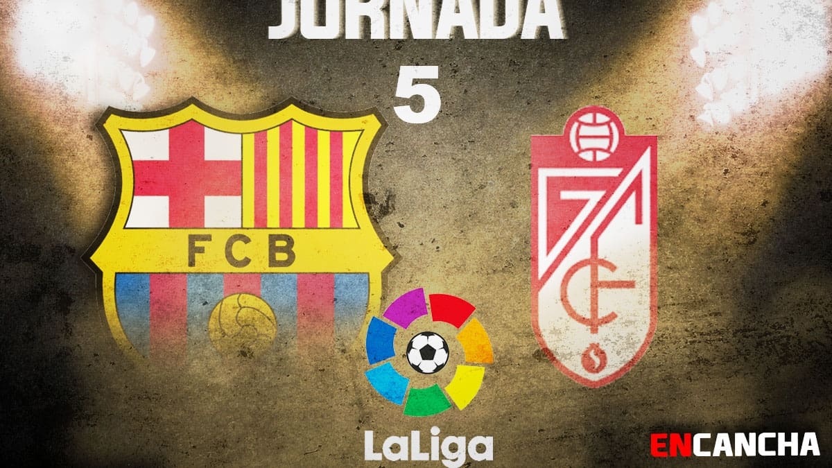 Barcelona 0-1 Granada en vivo, La Liga, jornada-5
