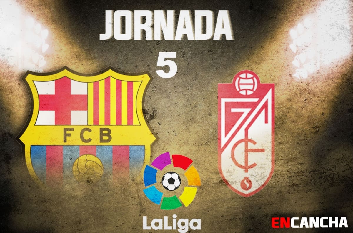Barcelona 0-1 Granada en vivo, La Liga, jornada-5