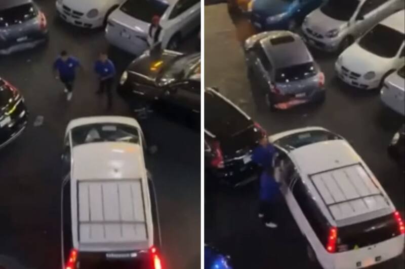 Sujeto atropella a miembro de valet parking en CDMX.