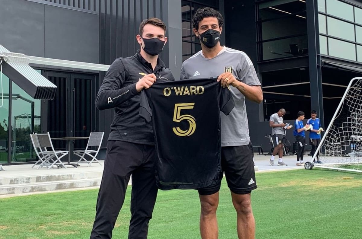 Patricio O’Ward se juntó con Carlos Vela en Los Angeles