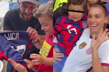 VIDEO | Alex Morgan y el tierno detalle que tuvo con niño en el Premundial de la Concacaf
