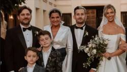 "Mala suegra": Marlene Rodríguez se vistió de blanco en la boda de su hijo Ricky Montaner