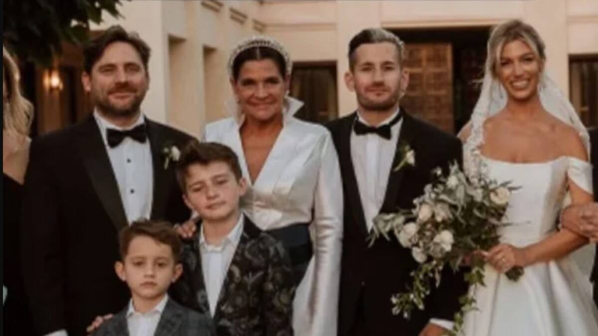"Mala suegra": Marlene Rodríguez se vistió de blanco en la boda de su hijo Ricky Montaner