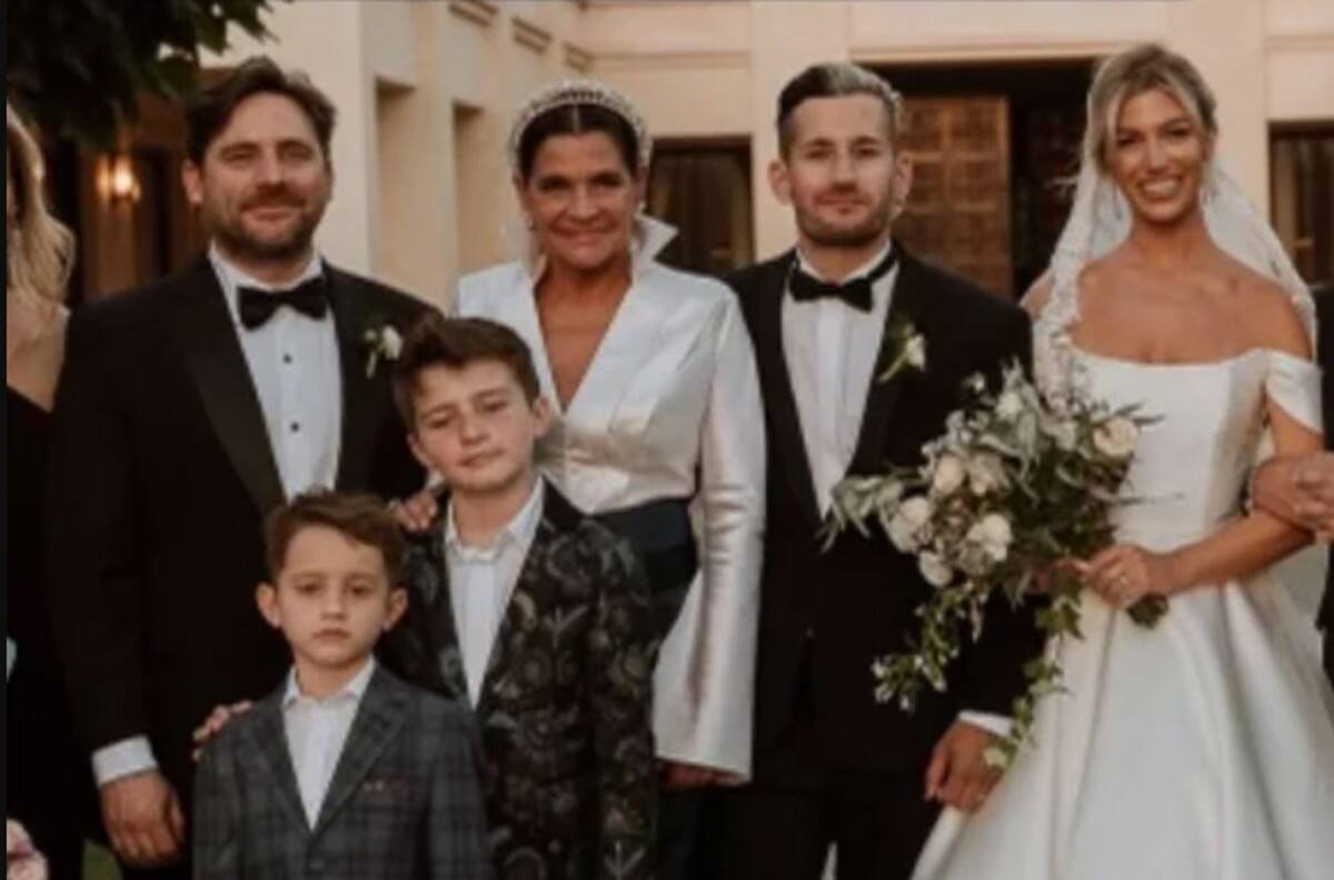 "Mala suegra": Marlene Rodríguez se vistió de blanco en la boda de su hijo Ricky Montaner
