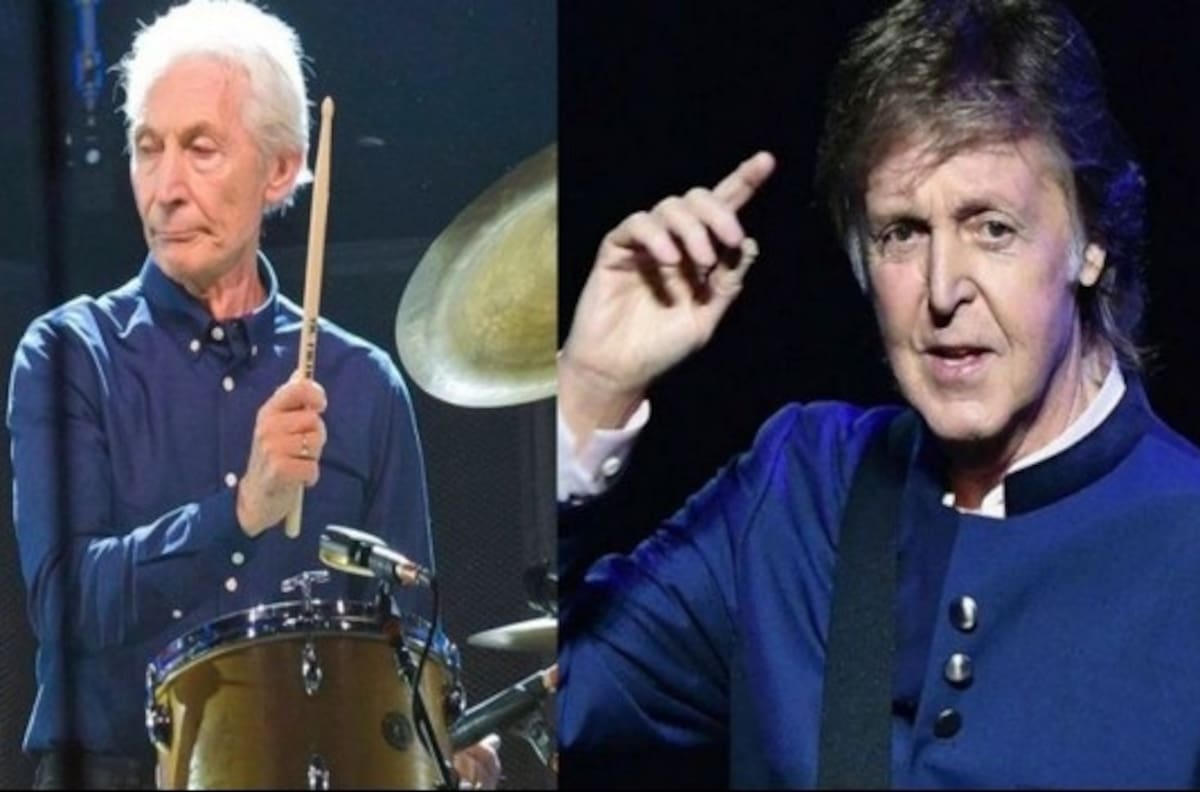 Paul McCartney está muy triste y despide con un "te quiero" a Charlie Watts