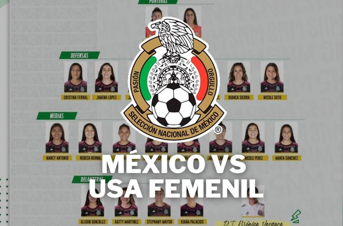 La Selección Femenil Mexicana dio su convocatoria para partido contra USA