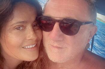 Salma Hayek comparte felicitación de San Valentín para su esposo François-Henri Pinault