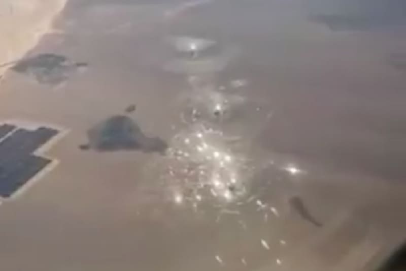 Captan destellos en desierto de Nevada.