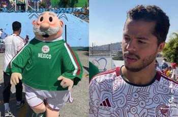 VIDEO | Gio dos Santos de no encontrar equipo a pelear con la botarga del Dr. Simi